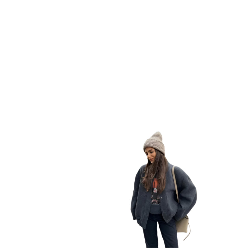 Eleganter Damen-Wollmantel im Koreanischen Stil – Modern & Zeitlos