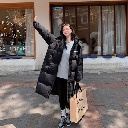 Ultra-Warm Down Cotton Puffer Coat – Stylish Bread-Style Winter Jacket for Women