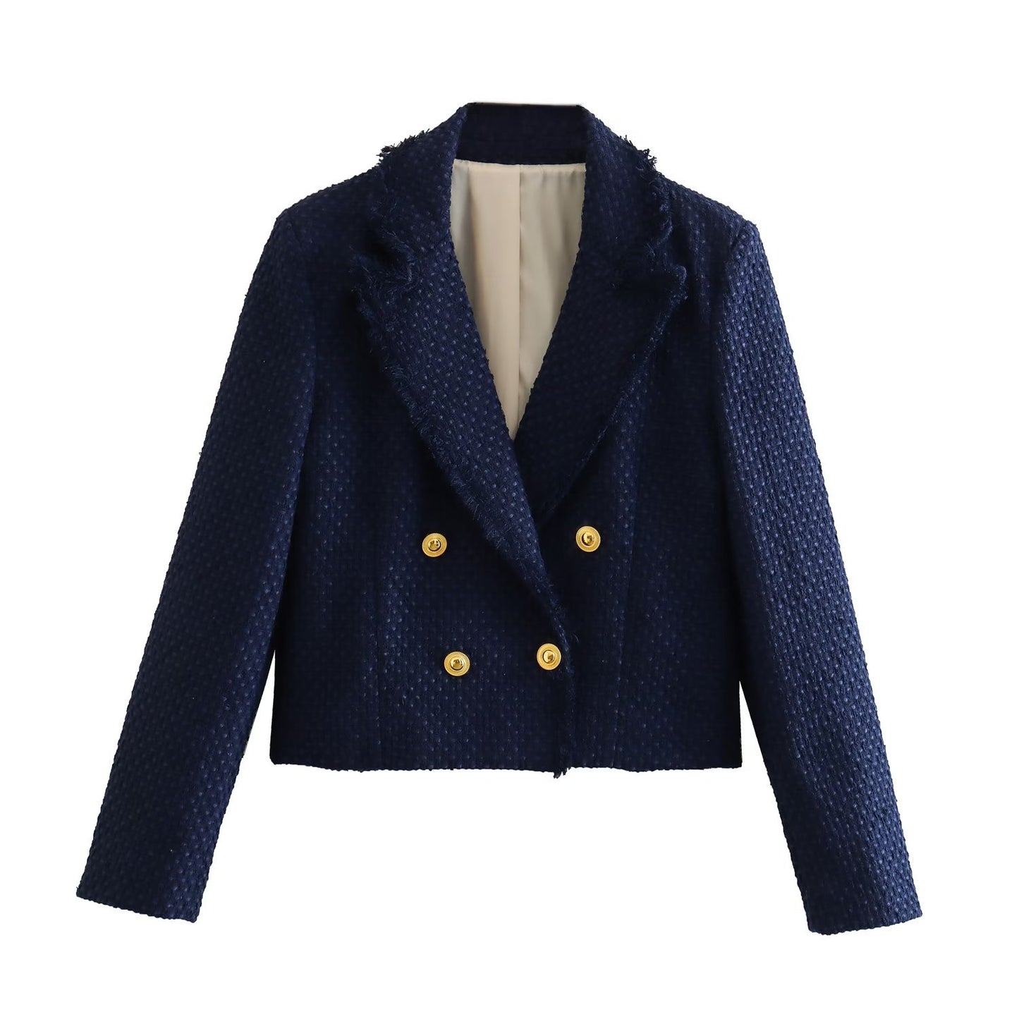 Trendiger Winter-Plüschmantel für Damen – Verdicktes Revers-Design mit Langarm-Stil